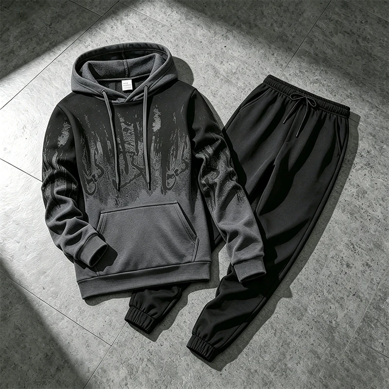 Winter Clothing Hoodie - Autumn Winter Men's Hoodies Tracksuit Casual