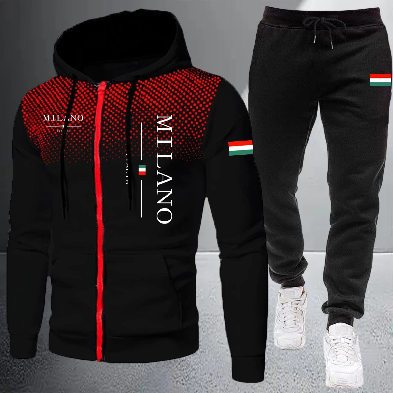 Winter Clothing Hoodie - 2026 High-end Men's Clothes Zip Hooded