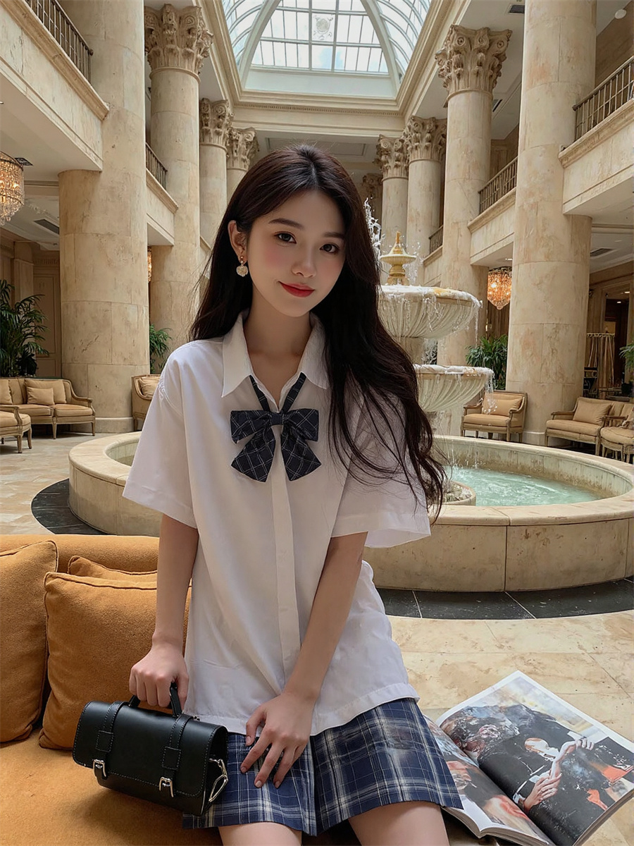 Winter Clothing Trends - Short Sleeve Korean Style Shirts Long