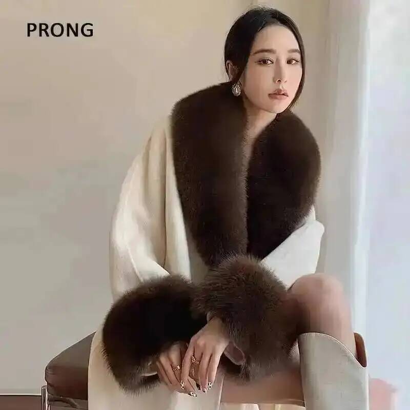 Winter Wear Clothes - 100% Real Fox Fur Collar Winter