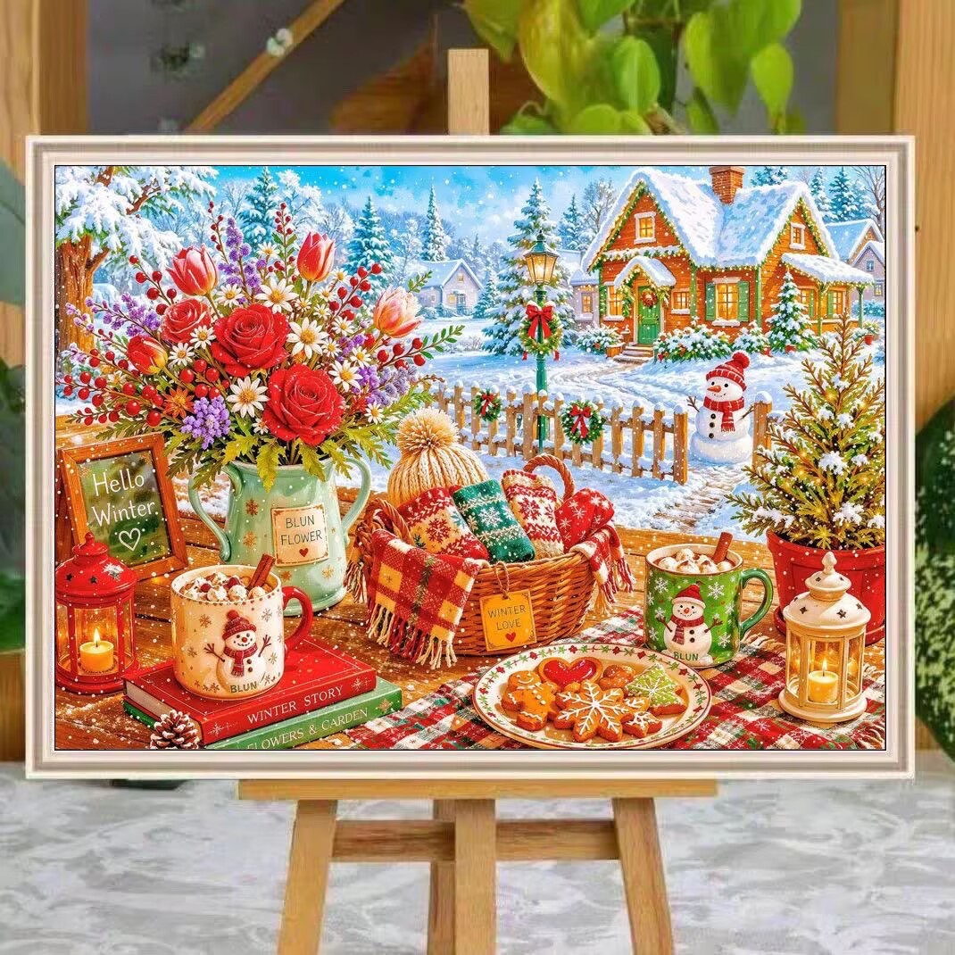 Winter Clothing Pinterest - 9CT 14ct Winter Printed Kits Cross