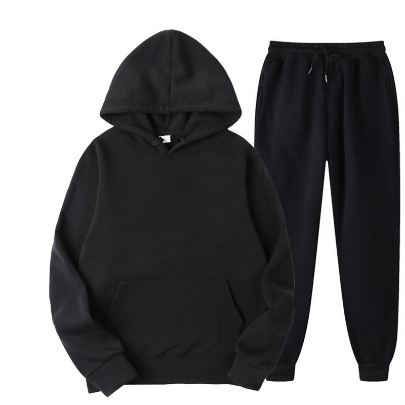 Winter Clothing Hoodie - Men's Hooded Sweatshirts 2 pieces Hoodie+Pants