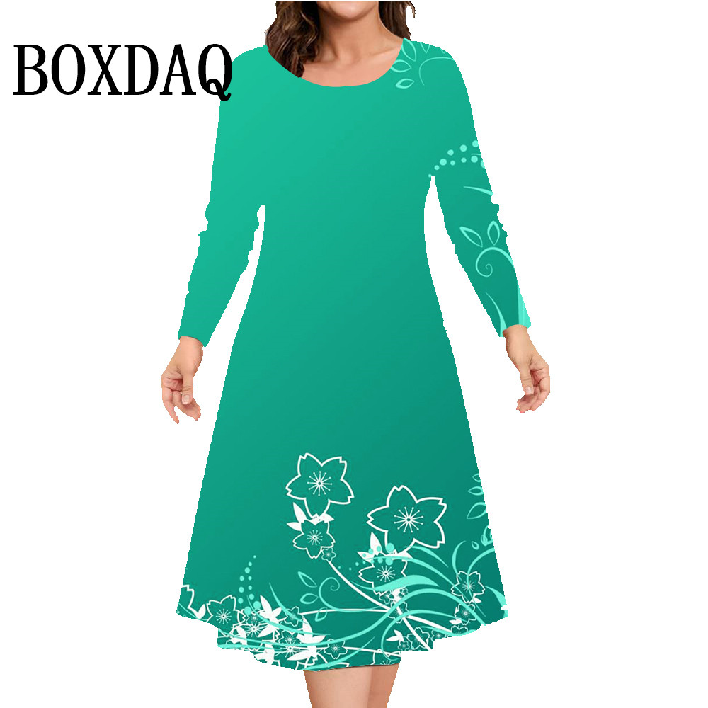 Autumn Winter Long Sleeve Dres - огляд і ціна Winter Clothing Plus Size