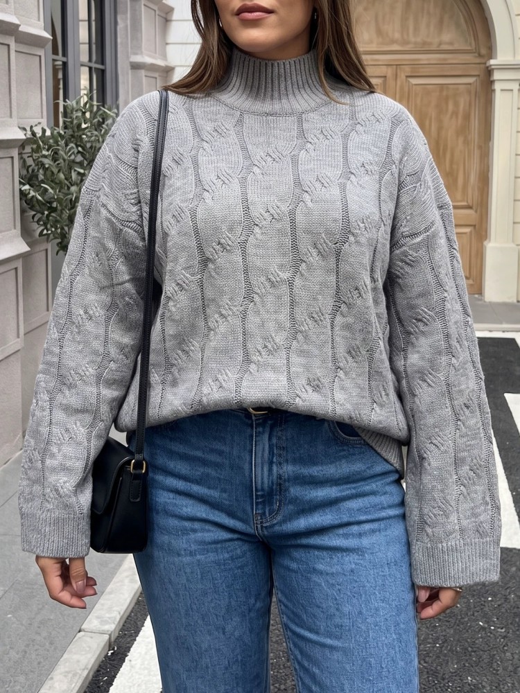 Women's Plus Size Casual Knitt - огляд і ціна Winter Clothing Plus Size