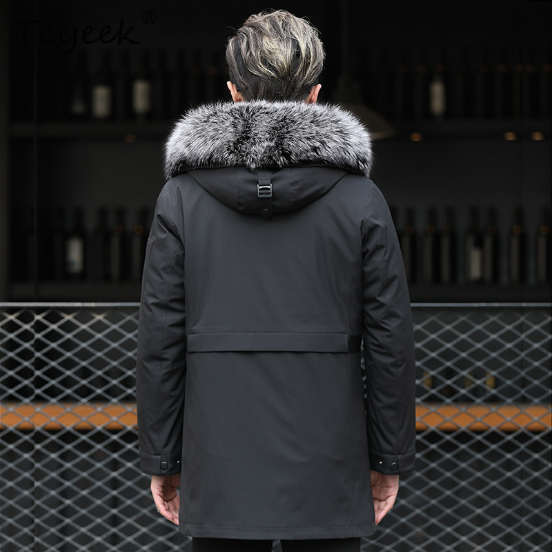 Tcyeek Sliver Fox Fur Collar W - огляд і ціна Warm Winter Clothing