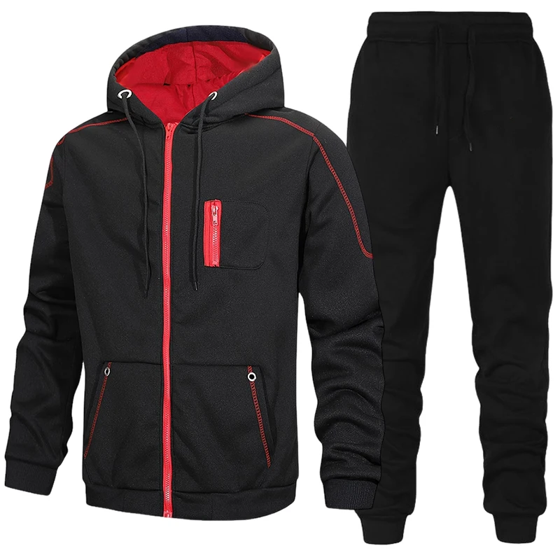 Fashion Men's Tracksuit Casual - огляд і ціна Winter Clothing Hoodie