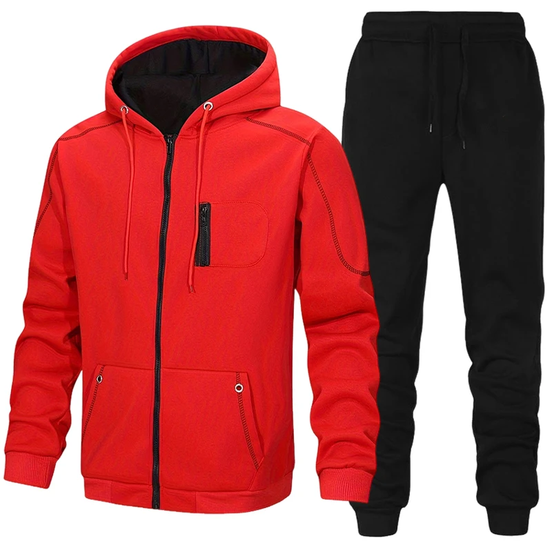 Fashion Men's Tracksuit Casual - огляд і ціна Winter Clothing Hoodie