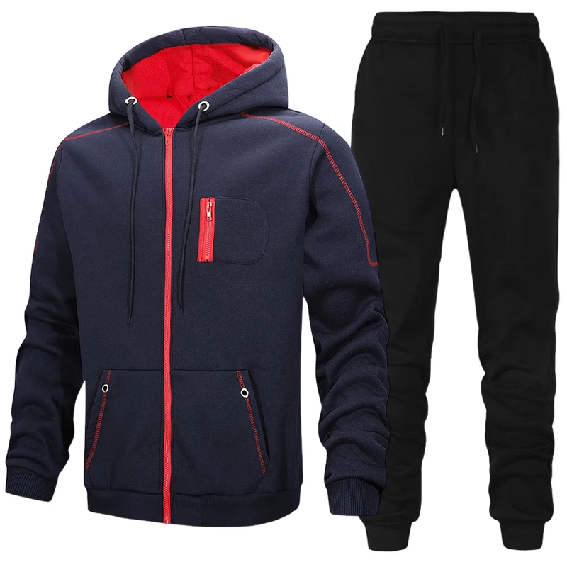 Fashion Men's Tracksuit Casual - огляд і ціна Winter Clothing Hoodie