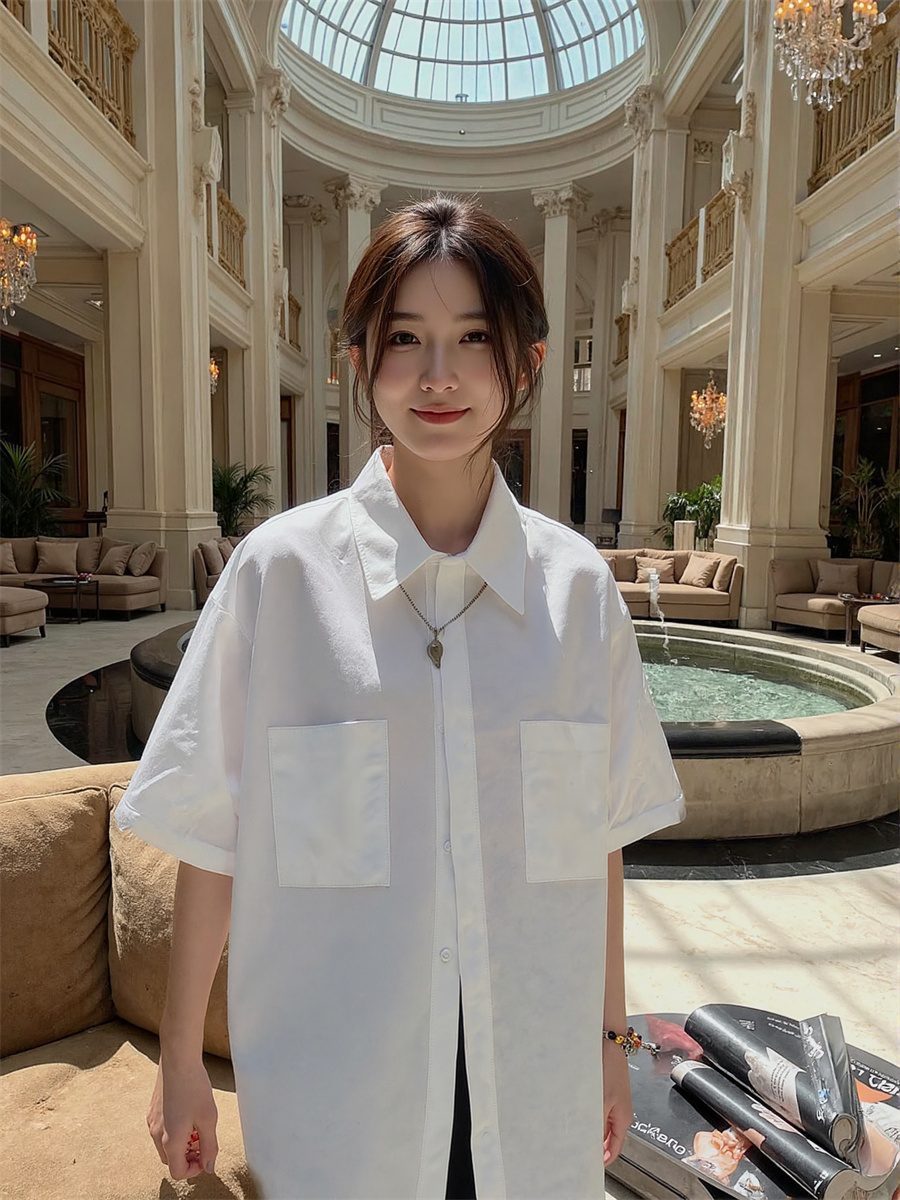 Short Sleeve Korean Style Shir - огляд і ціна Winter Clothing Trends