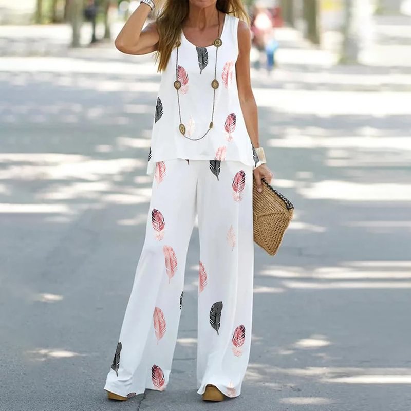 Casual Sleeveless Print Tank A - огляд і ціна Winter Wear Clothes