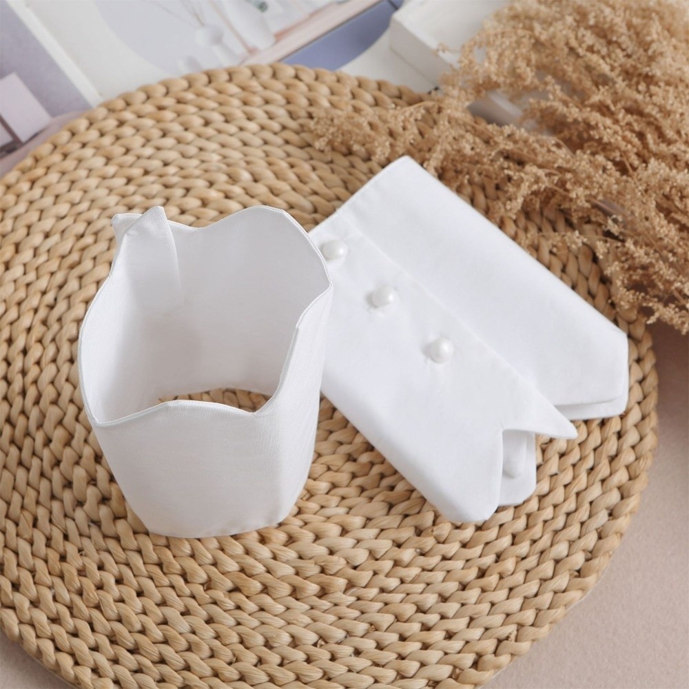 Trend White Fake Cuffs Button  - огляд і ціна Warm Winter Clothing