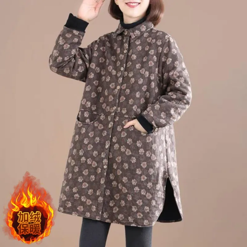 Vintage Floral Print Women Jac - огляд і ціна Winter Clothing Trends