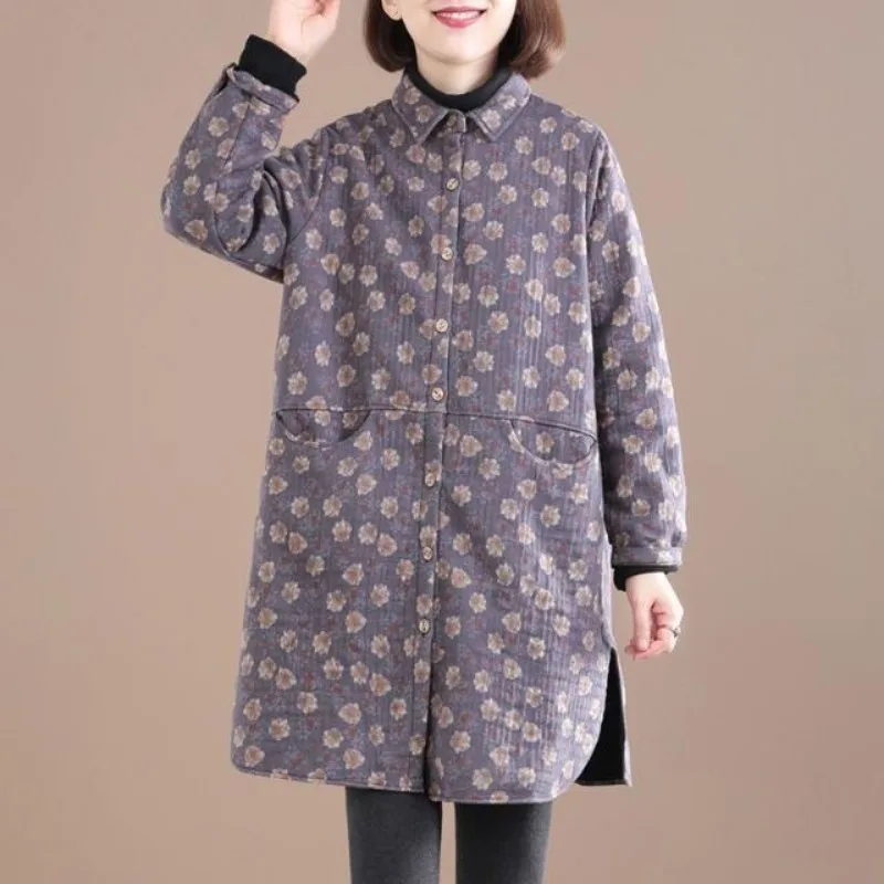 Vintage Floral Print Women Jac - огляд і ціна Winter Clothing Trends