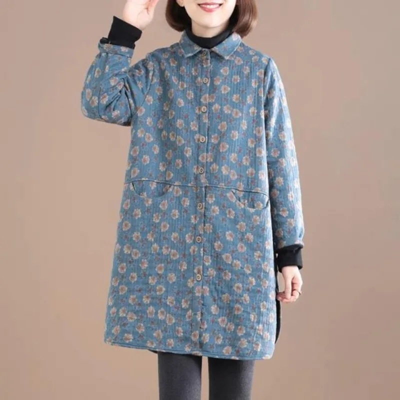 Vintage Floral Print Women Jac - огляд і ціна Winter Clothing Trends