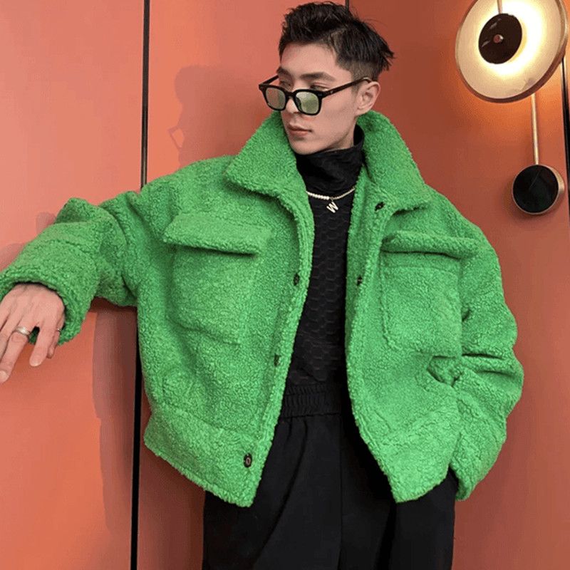 2024 New Men's Lamb Plush Jack - огляд і ціна Winter Clothing Trends