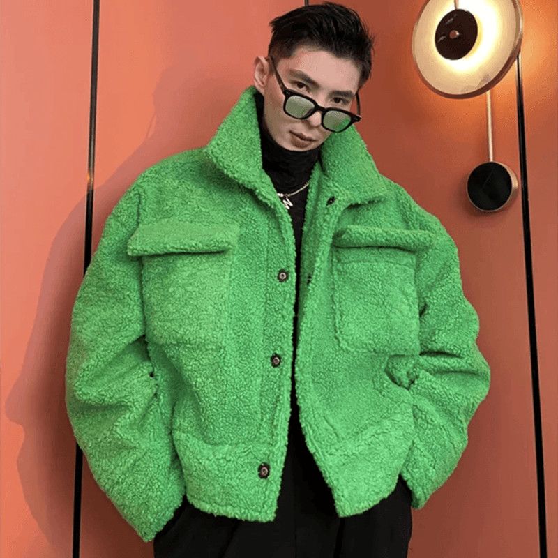 2024 New Men's Lamb Plush Jack - огляд і ціна Winter Clothing Trends