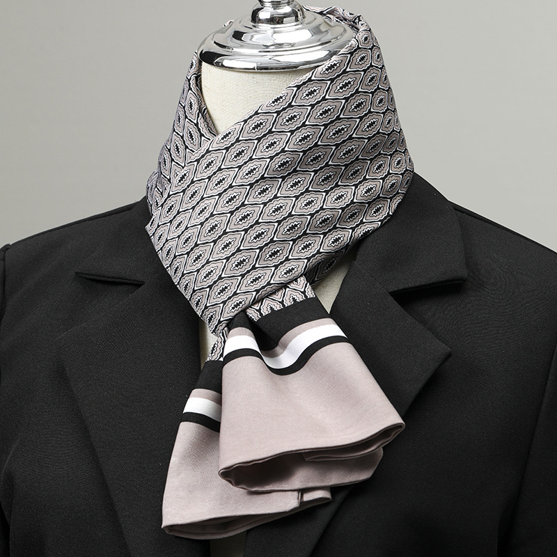 Men's Scarf Imitation Silk Nec - огляд і ціна Winter Wear Clothes