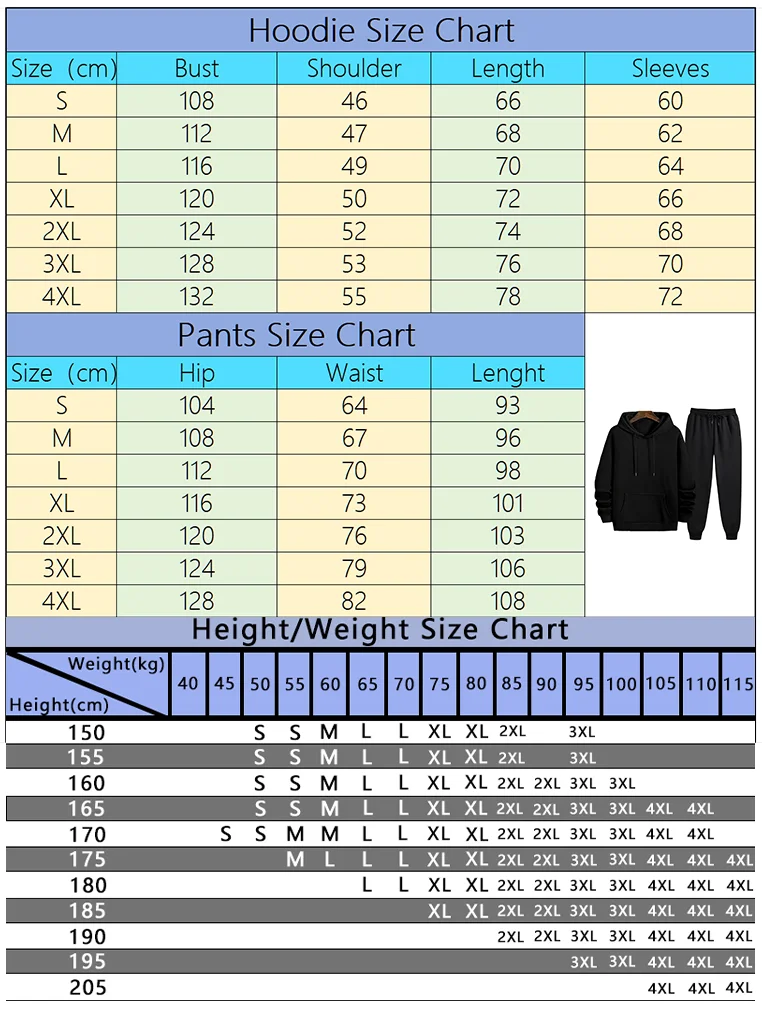 Hot Sales Men's Hoodies 2 Pcs  - огляд і ціна Winter Clothing Hoodie