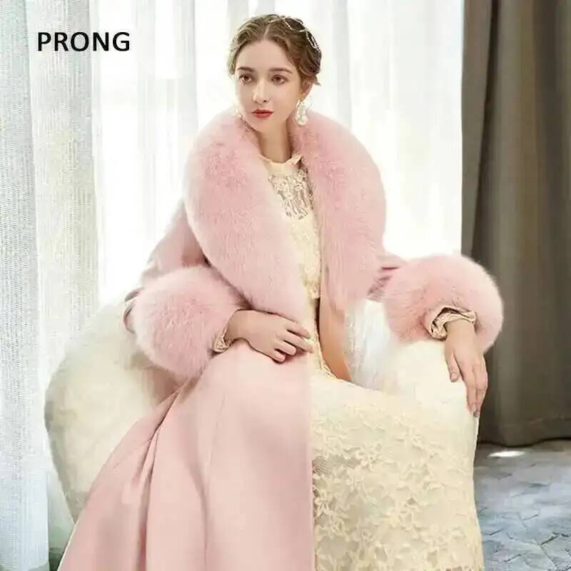 100% Real Fox Fur Collar Winte - огляд і ціна Winter Wear Clothes