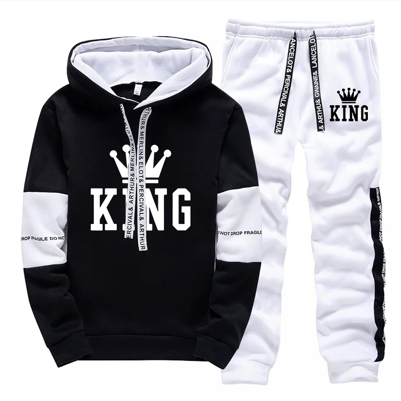 King Printing Tracksuit for Ma - огляд і ціна Winter Clothing Hoodie