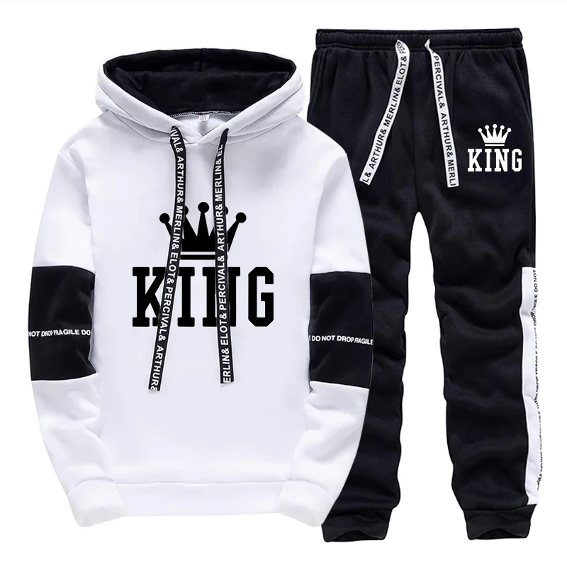 King Printing Tracksuit for Ma - огляд і ціна Winter Clothing Hoodie