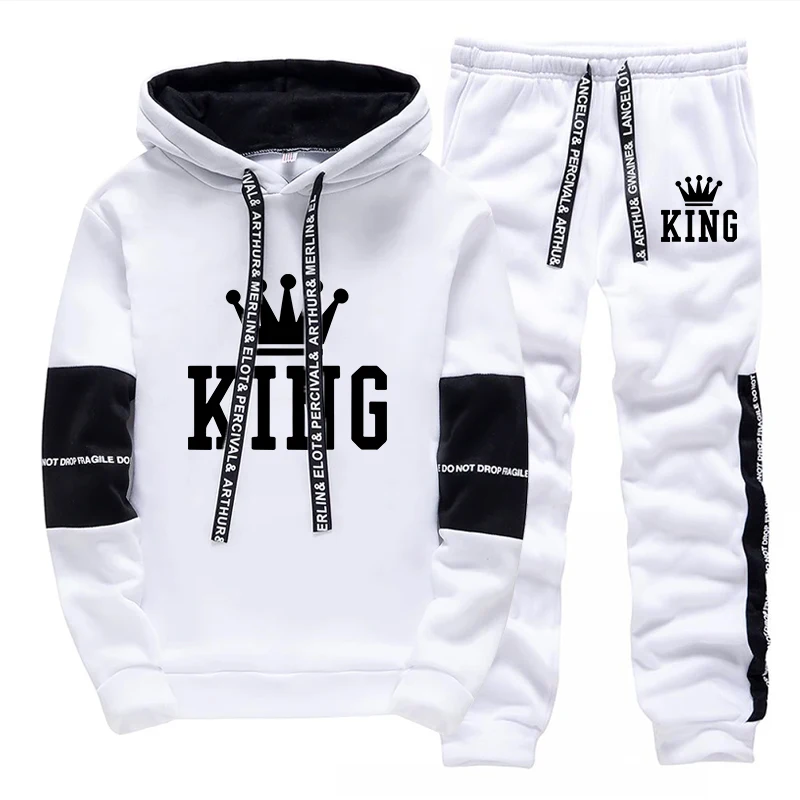King Printing Tracksuit for Ma - огляд і ціна Winter Clothing Hoodie