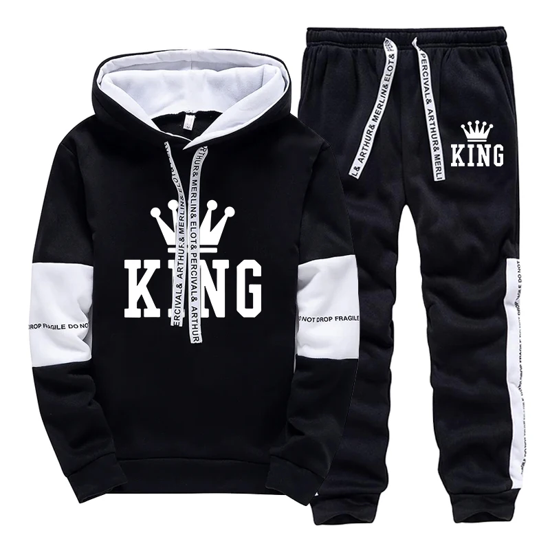 King Printing Tracksuit for Ma - огляд і ціна Winter Clothing Hoodie